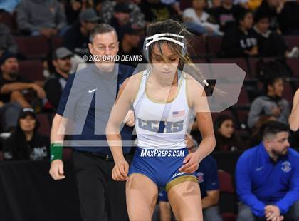 Thumbnail 3 in CIF State Girls Wrestling Championships (QuarterFinals) photogallery.