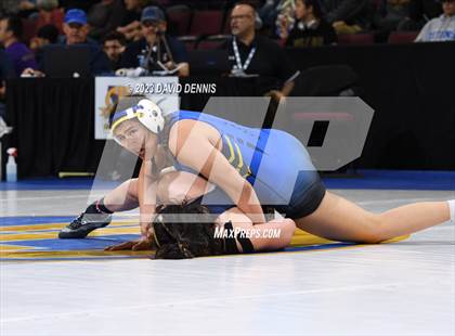 Thumbnail 2 in CIF State Girls Wrestling Championships (QuarterFinals) photogallery.