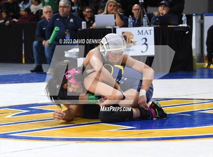 Thumbnail 1 in CIF State Girls Wrestling Championships (QuarterFinals) photogallery.