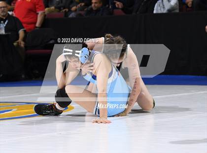Thumbnail 3 in CIF State Girls Wrestling Championships (QuarterFinals) photogallery.