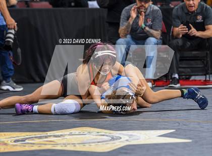 Thumbnail 2 in CIF State Girls Wrestling Championships (QuarterFinals) photogallery.
