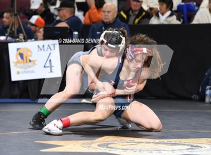 Thumbnail 3 in CIF State Girls Wrestling Championships (QuarterFinals) photogallery.
