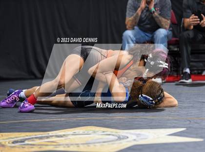 Thumbnail 3 in CIF State Girls Wrestling Championships (QuarterFinals) photogallery.