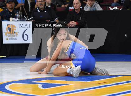 Thumbnail 2 in CIF State Girls Wrestling Championships (QuarterFinals) photogallery.