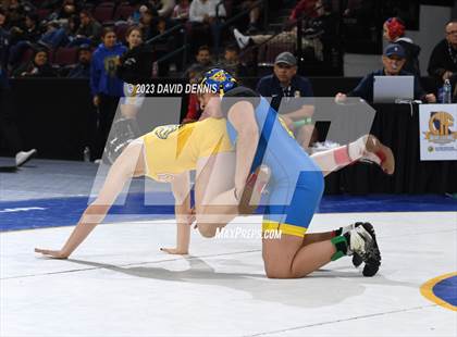 Thumbnail 2 in CIF State Girls Wrestling Championships (QuarterFinals) photogallery.