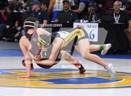 Thumbnail 1 in CIF State Girls Wrestling Championships (QuarterFinals) photogallery.