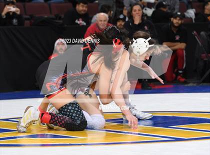 Thumbnail 1 in CIF State Girls Wrestling Championships (QuarterFinals) photogallery.