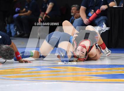 Thumbnail 2 in CIF State Girls Wrestling Championships (QuarterFinals) photogallery.