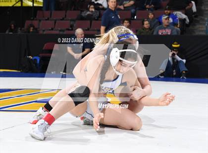 Thumbnail 1 in CIF State Girls Wrestling Championships (QuarterFinals) photogallery.
