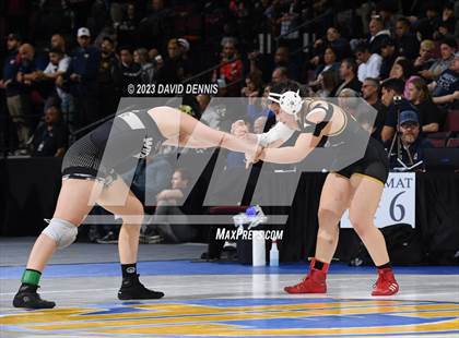 Thumbnail 1 in CIF State Girls Wrestling Championships (QuarterFinals) photogallery.