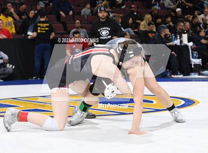 Thumbnail 2 in CIF State Girls Wrestling Championships (QuarterFinals) photogallery.