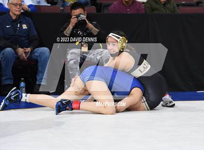 Thumbnail 3 in CIF State Girls Wrestling Championships (QuarterFinals) photogallery.