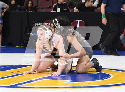 Thumbnail 1 in CIF State Girls Wrestling Championships (QuarterFinals) photogallery.