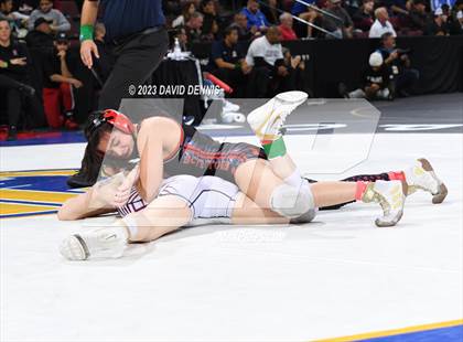 Thumbnail 3 in CIF State Girls Wrestling Championships (QuarterFinals) photogallery.