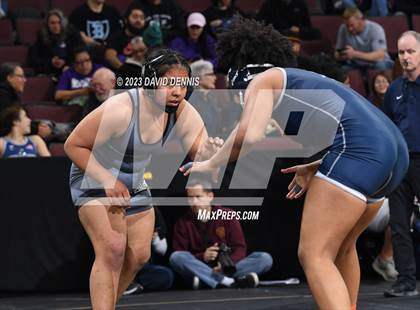 Thumbnail 1 in CIF State Girls Wrestling Championships (QuarterFinals) photogallery.
