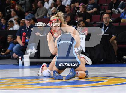 Thumbnail 3 in CIF State Girls Wrestling Championships (QuarterFinals) photogallery.
