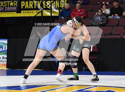 Thumbnail 3 in CIF State Girls Wrestling Championships (QuarterFinals) photogallery.