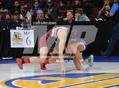 Thumbnail 3 in CIF State Girls Wrestling Championships (QuarterFinals) photogallery.