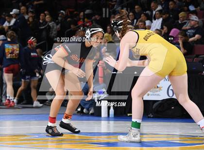 Thumbnail 2 in CIF State Girls Wrestling Championships (QuarterFinals) photogallery.