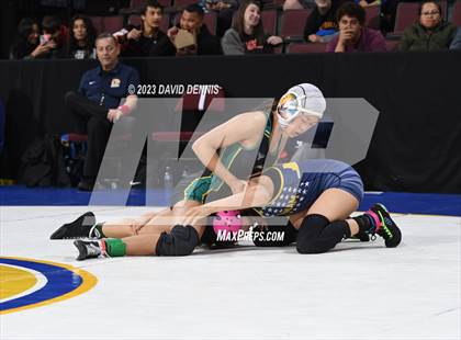 Thumbnail 2 in CIF State Girls Wrestling Championships (QuarterFinals) photogallery.
