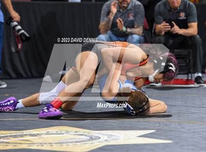 Thumbnail 3 in CIF State Girls Wrestling Championships (QuarterFinals) photogallery.