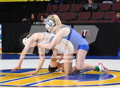 Thumbnail 2 in CIF State Girls Wrestling Championships (QuarterFinals) photogallery.