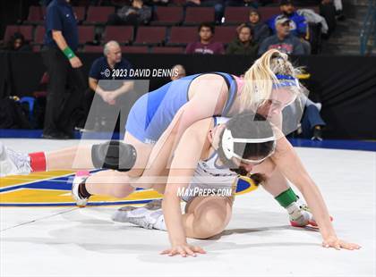 Thumbnail 3 in CIF State Girls Wrestling Championships (QuarterFinals) photogallery.