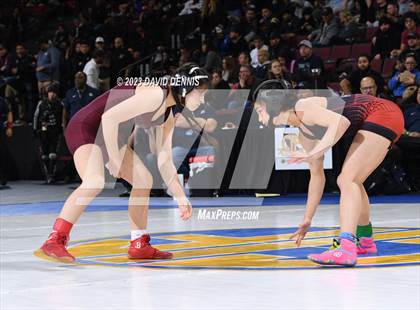 Thumbnail 2 in CIF State Girls Wrestling Championships (QuarterFinals) photogallery.