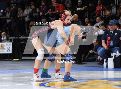 Thumbnail 3 in CIF State Girls Wrestling Championships (QuarterFinals) photogallery.