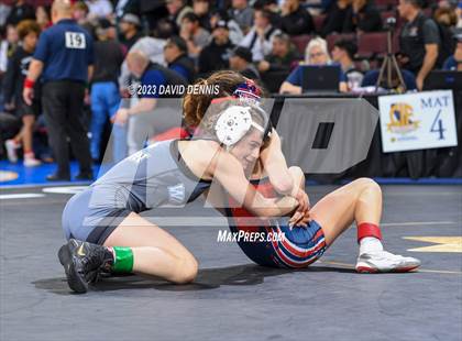 Thumbnail 3 in CIF State Girls Wrestling Championships (QuarterFinals) photogallery.
