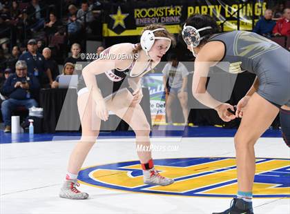 Thumbnail 2 in CIF State Girls Wrestling Championships (QuarterFinals) photogallery.