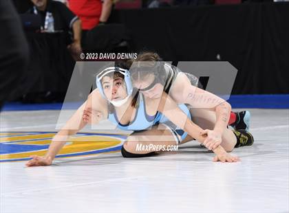 Thumbnail 3 in CIF State Girls Wrestling Championships (QuarterFinals) photogallery.
