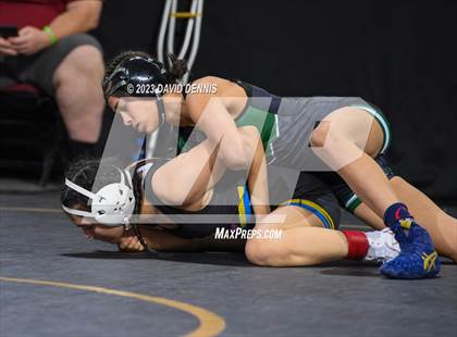 Thumbnail 2 in CIF State Girls Wrestling Championships (QuarterFinals) photogallery.