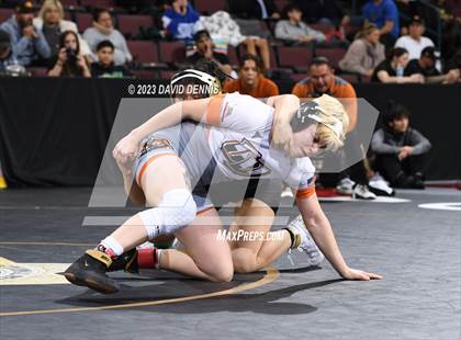 Thumbnail 2 in CIF State Girls Wrestling Championships (QuarterFinals) photogallery.