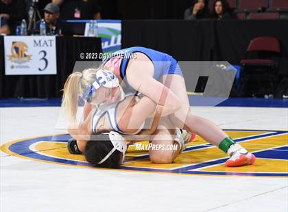Thumbnail 3 in CIF State Girls Wrestling Championships (QuarterFinals) photogallery.