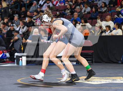 Thumbnail 2 in CIF State Girls Wrestling Championships (QuarterFinals) photogallery.