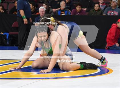 Thumbnail 1 in CIF State Girls Wrestling Championships (QuarterFinals) photogallery.