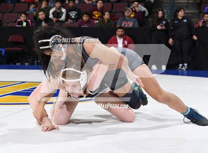 Thumbnail 3 in CIF State Girls Wrestling Championships (QuarterFinals) photogallery.