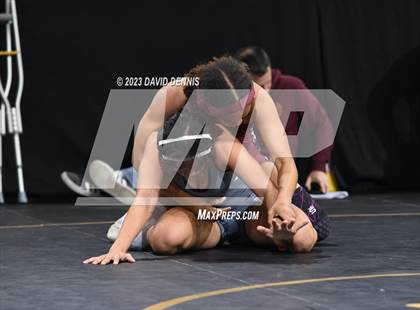 Thumbnail 3 in CIF State Girls Wrestling Championships (QuarterFinals) photogallery.
