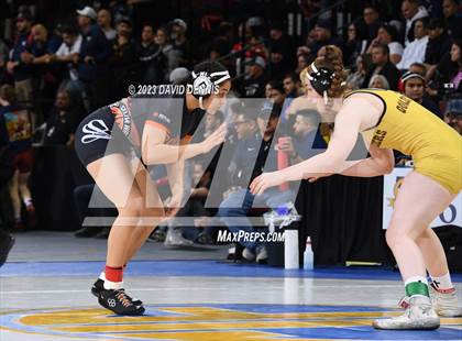 Thumbnail 1 in CIF State Girls Wrestling Championships (QuarterFinals) photogallery.