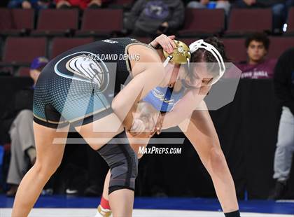 Thumbnail 2 in CIF State Girls Wrestling Championships (QuarterFinals) photogallery.