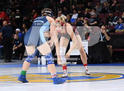 Thumbnail 3 in CIF State Girls Wrestling Championships (QuarterFinals) photogallery.
