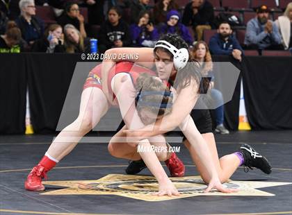 Thumbnail 3 in CIF State Girls Wrestling Championships (QuarterFinals) photogallery.
