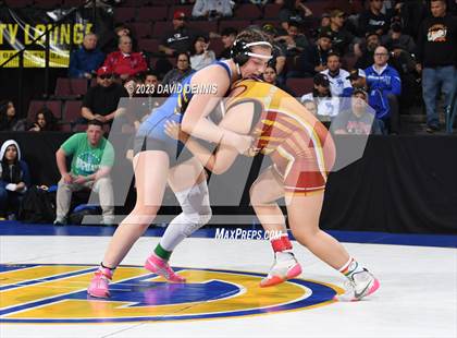 Thumbnail 2 in CIF State Girls Wrestling Championships (QuarterFinals) photogallery.
