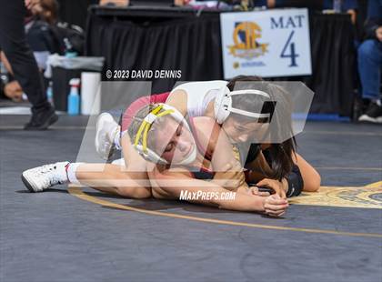 Thumbnail 2 in CIF State Girls Wrestling Championships (QuarterFinals) photogallery.