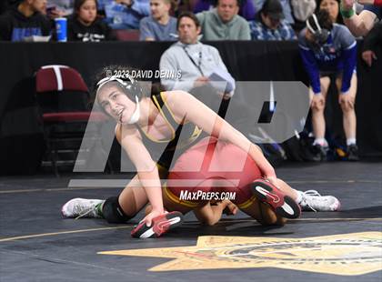 Thumbnail 3 in CIF State Girls Wrestling Championships (QuarterFinals) photogallery.