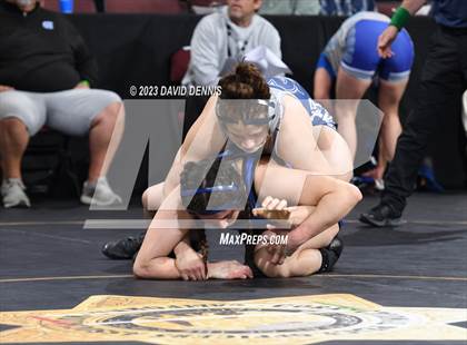Thumbnail 2 in CIF State Girls Wrestling Championships (QuarterFinals) photogallery.