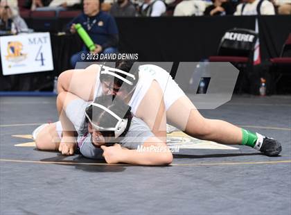 Thumbnail 3 in CIF State Girls Wrestling Championships (QuarterFinals) photogallery.