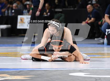 Thumbnail 2 in CIF State Girls Wrestling Championships (QuarterFinals) photogallery.