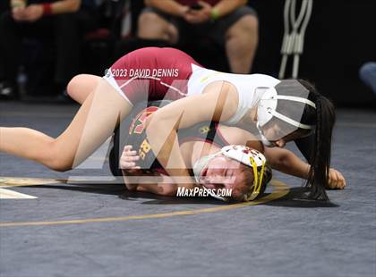 Thumbnail 2 in CIF State Girls Wrestling Championships (QuarterFinals) photogallery.